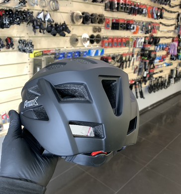 Велосипедний шолом ProX Storm, чорний, M