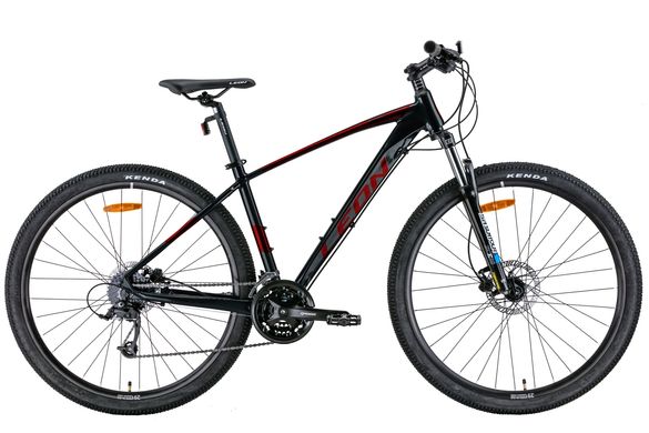 Велосипед 29" Leon TN-80 AM Hydraulic lock out HDD 2022, 19", чорний з червоним
