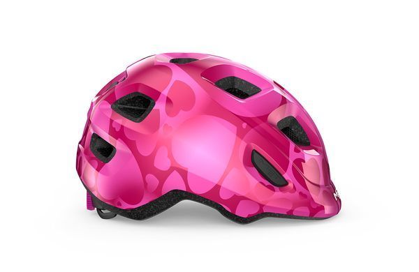 Шлем детский MET Hooray Pink hearts | Glossy, S