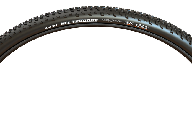 Покрышка MAXXIS ALL TERRANE 700X33C TPI-120 Carbon Fiber EXO/TR, чёрный