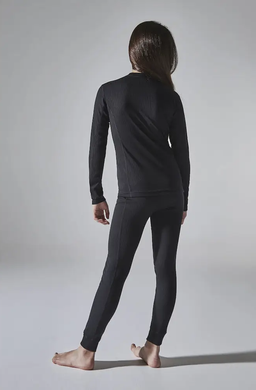 Термобілизна дитяча Craft Core Dry Baselayer Set Junior, чорний, 74/80 см