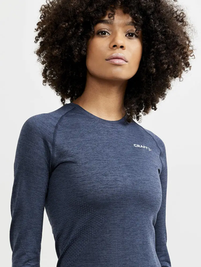 Термокофта женская Craft CORE Dry Active Comfort LS Woman, тёмно-синий, S