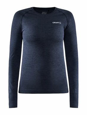 Термокофта женская Craft CORE Dry Active Comfort LS Woman, тёмно-синий, S