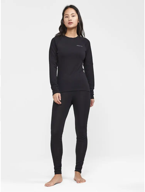 Термокофта жіноча Craft ADV WOOL MERINO RN LS WOMAN, чорний, XS