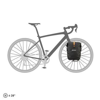 Сумка велосипедная Ortlieb Gravel-Pack 12,5 л, серый