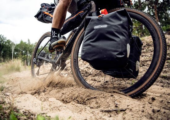 Сумка велосипедная Ortlieb Gravel-Pack 12,5 л, серый