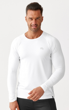 Лонгслів Radical Vital Zip LS, білий, XXL