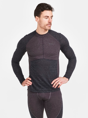 Термобелье мужское Craft CORE WOOL MIX SET MAN, чёрный, XS