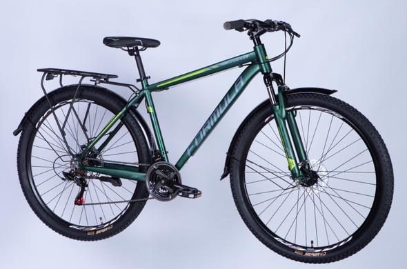 Велосипед 29" Formula MOTION PLUS 2025, 19", зелёно-серый