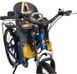 Велокресло TILLY CoPilot T-811 переднее до 15 кг, черный с желтым