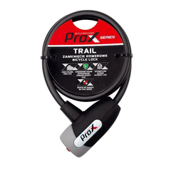 Велозамок Prox Trail 8x1000 мм, чёрный