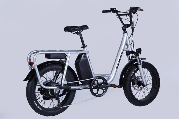 Електровелосипед 20" Dorozhnik ADAMANT 48B 17.5А*г 750Вт (2026), 18,5", сріблястий