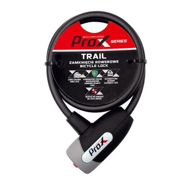 Замок ProX Trail 12 х 1000 мм, чёрный