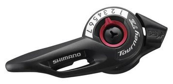 Манетка Shimano SL-TZ500 правая на 7 скоростей, чёрный