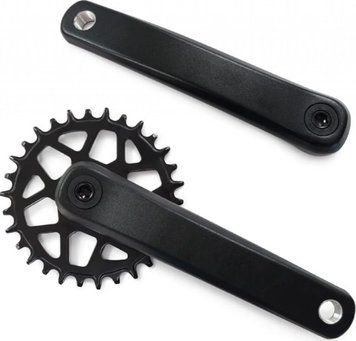 Шатуни Prowheel C10Y-NW 32T AL, L-170 мм, BMX, DIRT, чорний