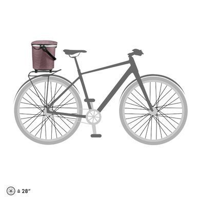 Сумка велосипедна Ortlieb Up-Town Rack Urban ash rose
