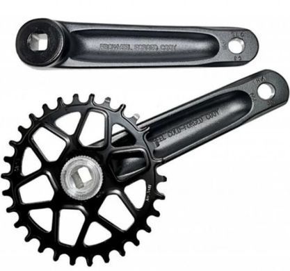 Шатуни Prowheel C10Y-NW 32T AL, L-170 мм, BMX, DIRT, чорний