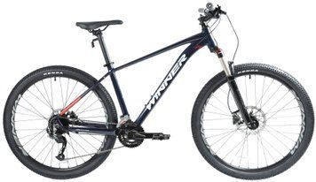 Велосипед Winner SOLID DX 27,5" 2022, 17", темно-синій