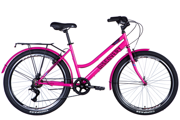 Велосипед 26" Discovery PRESTIGE WOMAN 2024, 17", розовый