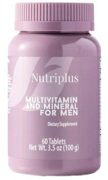 Мультивітамінний комплекс з мінералами для чоловіків Nutriplus, 60 шт