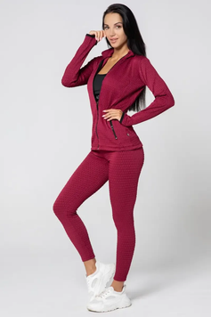 Кофта Radical Impulse Zip, бургундія, L