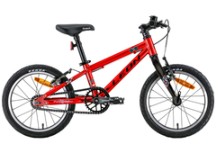 Велосипед 16" Leon GO Vbr 2022, червоний з чорним