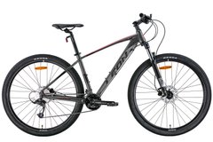 Велосипед 29" Leon TN-70 AM Hydraulic lock out HDD 2022, 21", графитовый/черный/красный