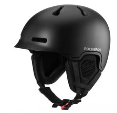 Горнолыжный шлем RockBros Origo, чёрный, L (58-61 см)