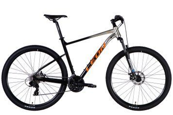 Велосипед 29" Leon TN 105 (2025), 21", серебристый с черным