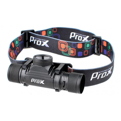 Фара налобна ProX Aries 1 Cree XP-G2 500Lm, USB, чорний