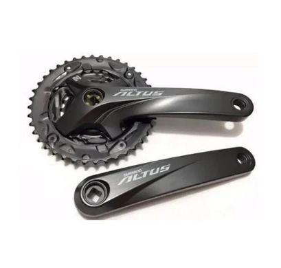 Шатуни Shimano Altus FC-M2000 40-30-22Т 9 шв, чорний