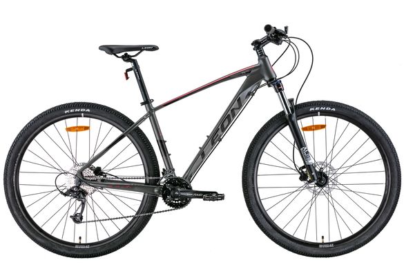 Велосипед 29" Leon TN-70 AM Hydraulic lock out HDD 2022, 21", графітовий/чорний/червоний