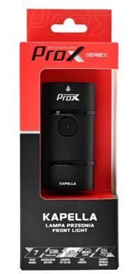 Фара передняя ProX Kapella 1600Lm 4000mAh Power Bank, Garmin, USB-c, чёрный