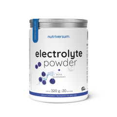 Вуглеводний напій з електролітами Nutriversum ELECTROLYTE POWDER (блакитна малина) 320 г