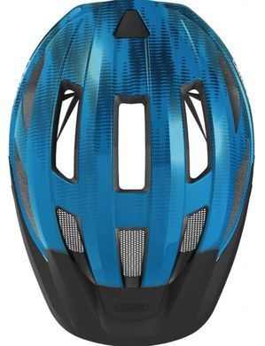 Шлем велосипедный Abus Macator Steel Blue, синий, L (58-62 см), L