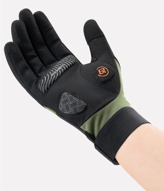 Велосипедні рукавиці RockBros S379, черный с зеленым, 2XL