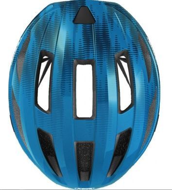 Шлем велосипедный Abus Macator Steel Blue, синий, L (58-62 см), L