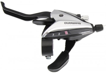 Моноблок левый Shimano ST-EF65 3 скорости, серый