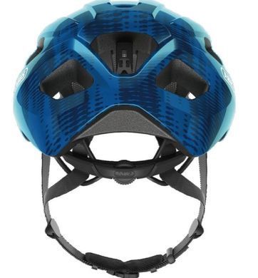 Шлем велосипедный Abus Macator Steel Blue, синий, L (58-62 см), L