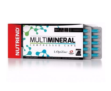 Витамины NUTREND Multimineral Compressed Caps (60 капсул)