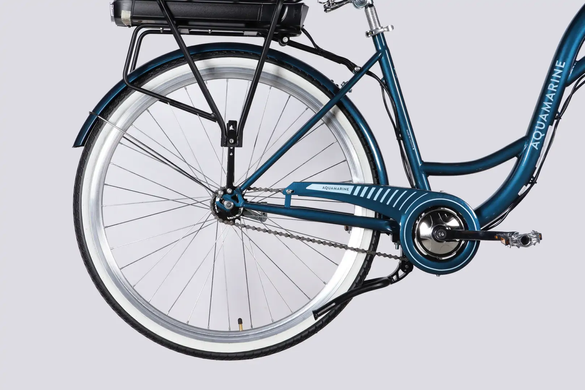 Электровелосипед 28" Dorozhnik eAQUAMARINE 36B 13А*г 500Вт (2026), 19", темно-синий
