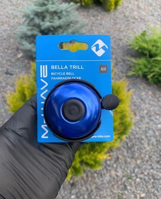 Дзвінок велосипедний M-wave BELLA TRILL, блакитний