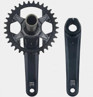 Шатуны Shimano FC-M7120 SLX, Hollowtech II 170 мм, 34Т, чёрный
