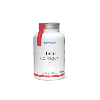 Колаген в капсулах Nutriversum FISH COLLAGEN CAPS, 100 капсул