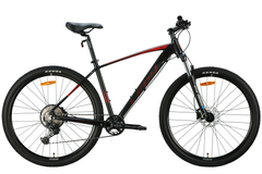 Велосипед 29" Leon TN-70 AM Hydraulic lock out HDD 2024, 19", чорний з червоним
