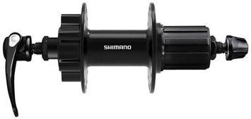 Втулка задняя Shimano FH-QB400-HM, CUES, 36 от QR, OLD: 135мм, 6-гв., чёрный