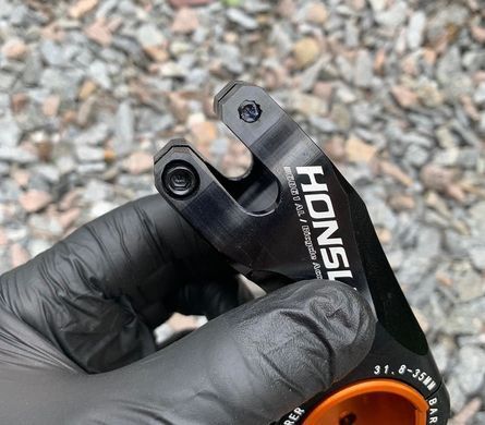 Вынос руля HONSUN S105 31,8/35 х 70 мм, чёрный
