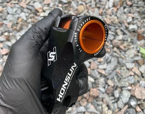 Вынос руля HONSUN S105 31,8/35 х 70 мм, чёрный