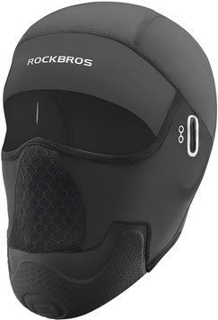 Балаклава RockBros 13230047 коротка, чорний, 58-60 см