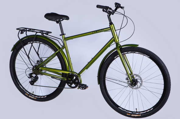 Велосипед 28" Dorozhnik COMFORT MALE DD FR 2025, 20", болотно-зелёный